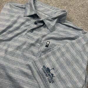 Black Clover Men's XL Short Sleeve Polo Golf Madisonville Country Club